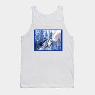 Wolf Howling Tank Top